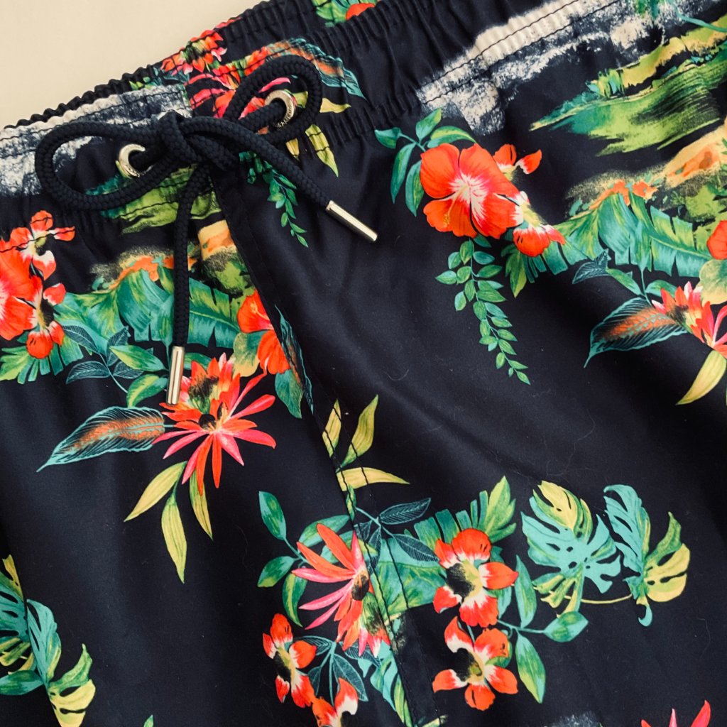 Lands' End Men's "Volley" Swim Trunks Nwt Size L